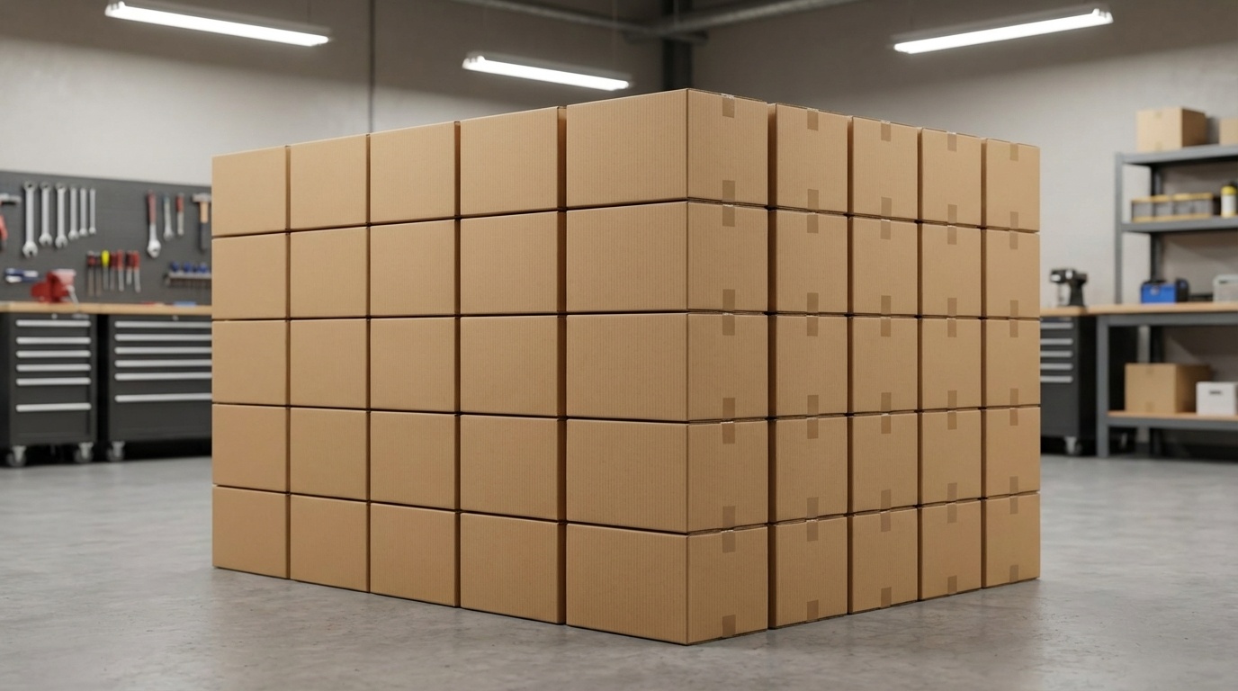 Verzenddozen 60x40x40 cm - 3-laags karton, bruin (50 stuks)