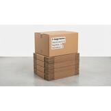 Verzenddozen 60x40x40 cm - 3-laags karton, bruin (50 stuks)