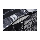 Logematras 200x70 - Opvouwbaar, 15cm dik, Wit/Zwart schuim