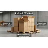 Verzenddozen - kartonnen dozen - 60x40x40cm - 3 laags 50 stuks