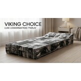 Luxe logeermatras - Parijs - camping matras - reismatras - opvouwbaar matras - 200 x 70 x 15 - met kussens