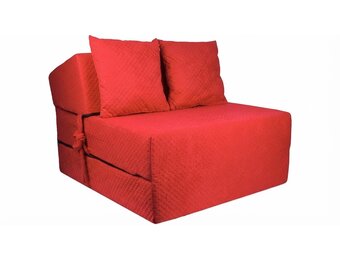 Opvouwbaar logeermatras 200x70x15 cm Rood - Comfortabel & Compact