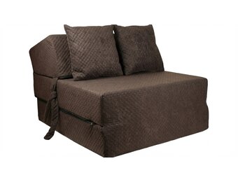 Opvouwbaar logeermatras | 200x70x15cm bruin foam | Luxe & Compact