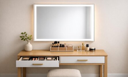 Kaptafel met spiegel en verlichting kopen: waar let je op?