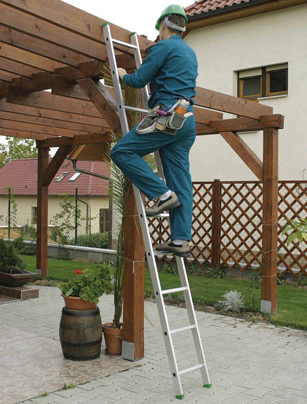 Ladder - 7 treden - aluminium - 3,40 m werkhoogte - tot 150 kg