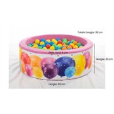 Ballenbak - 300 ballen - 90 x 30 cm - ballenbad - Ballonnen