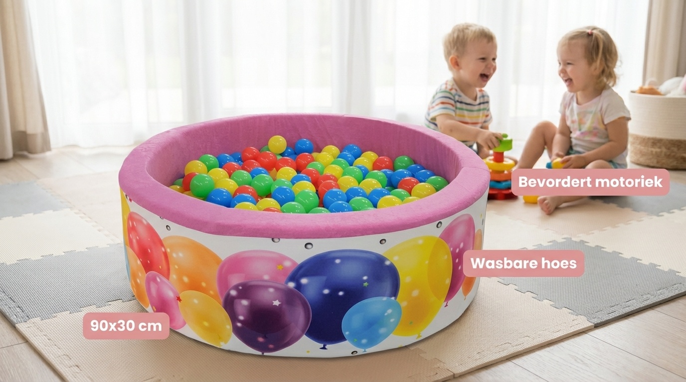 Ballenbak - 300 ballen - 90 x 30 cm - ballenbad - Ballonnen