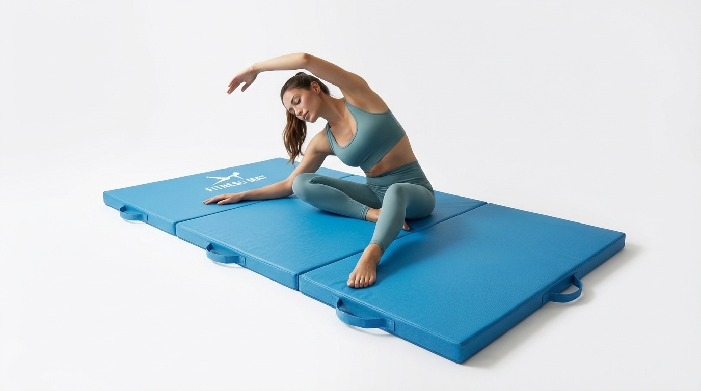 Fitness matras opvouwbaar 120x200x5 waterdicht