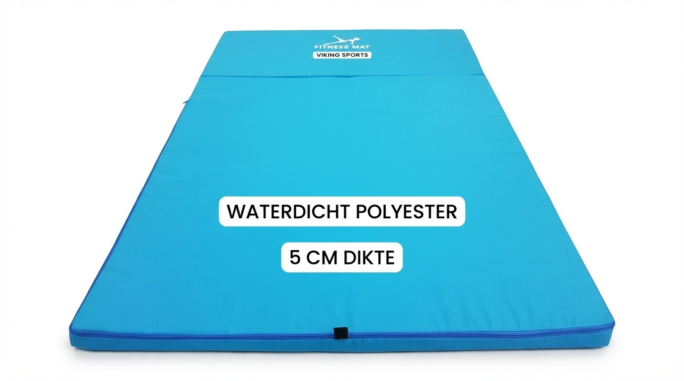 Fitness matras opvouwbaar 120x200x5 waterdicht
