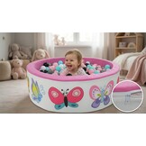 Ballenbak - 200 ballen - 90 x 30 cm - ballenbad - Vlinderpatroon