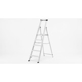 Huishoudtrap - 5 treden - aluminium - 3,06 m werkhoogte