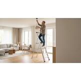 Huishoudtrap - 5 treden - aluminium - 3,06 m werkhoogte