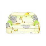 Kinder Slaapbank en logeerbed in één - 85cm x 60cm - Dieren