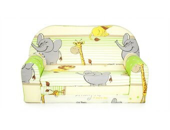 Kinder Slaapbank en logeerbed in één - 85cm x 60cm - Dieren