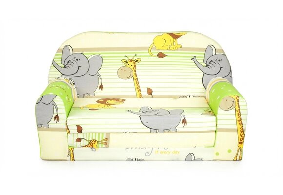 Kinder Slaapbank en logeerbed in één - 85cm x 60cm - Dieren