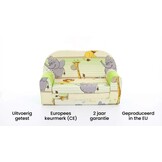 Kinder Slaapbank en logeerbed in één - 85cm x 60cm - Dieren