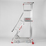 Bordestrap 7 treden - aluminium - 3,5 m werkhoogte - tot 150 kg