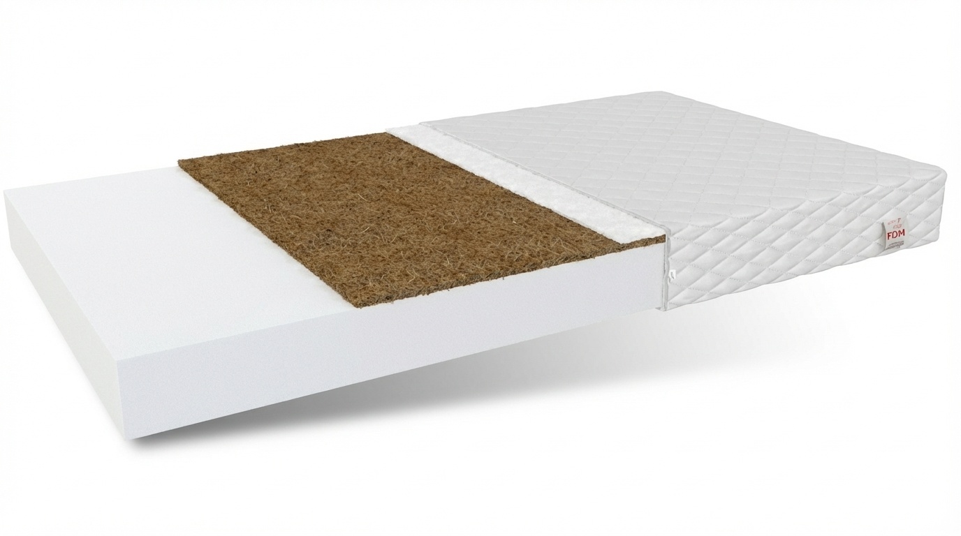 Matras kokos schuim - 80x180cm - Kinderbed - Hygiënisch
