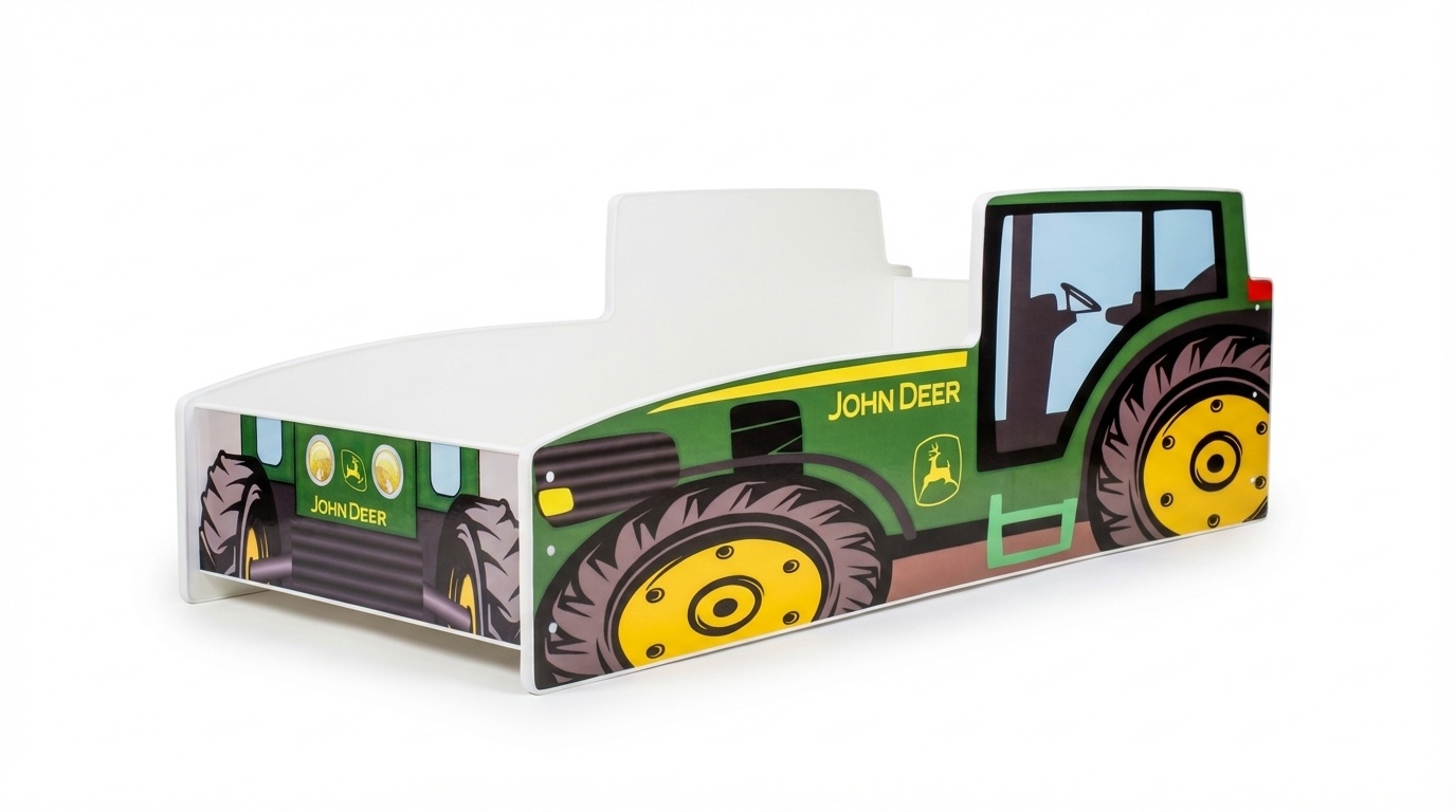Tractor kinderbed - John Deer Groen - 140x70 cm