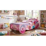 Prinsessen kinderbed koets – roze – 160x80 cm