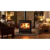 CV Houtkachel - staal - vrijstaand - 26kw