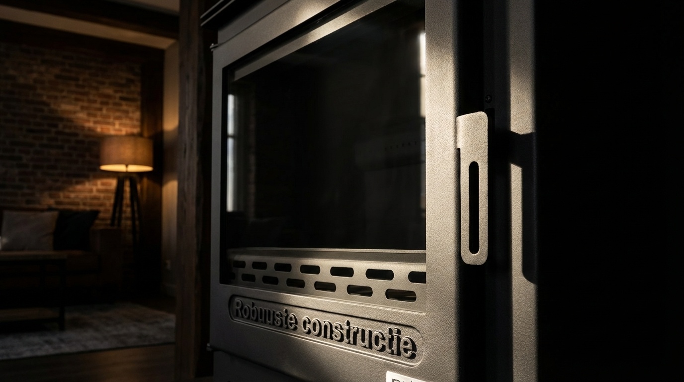 CV Houtkachel - staal - vrijstaand - 26kw