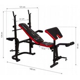 Sportbank voor halters - multifunctioneel - volledig instelbaar