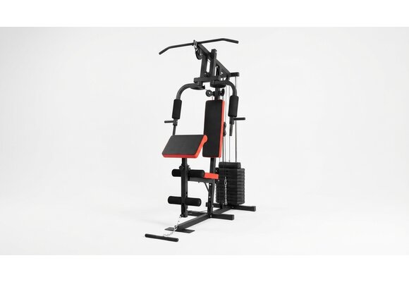 Krachtstation - home gym - met 45 kg gewicht - 138x103x200cm