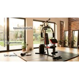 Krachtstation - home gym - met 45 kg gewicht - 138x103x200cm