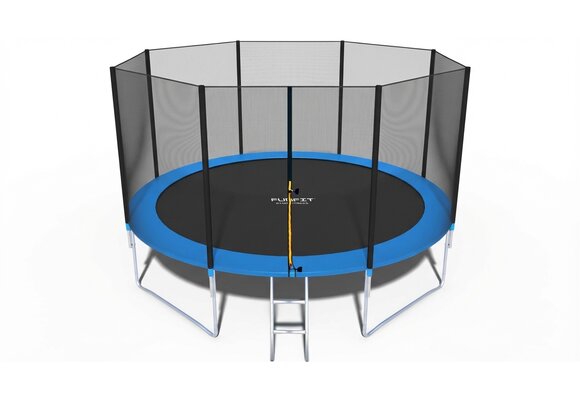 Trampoline - 404 cm - met net & ladder - tot 150 kg