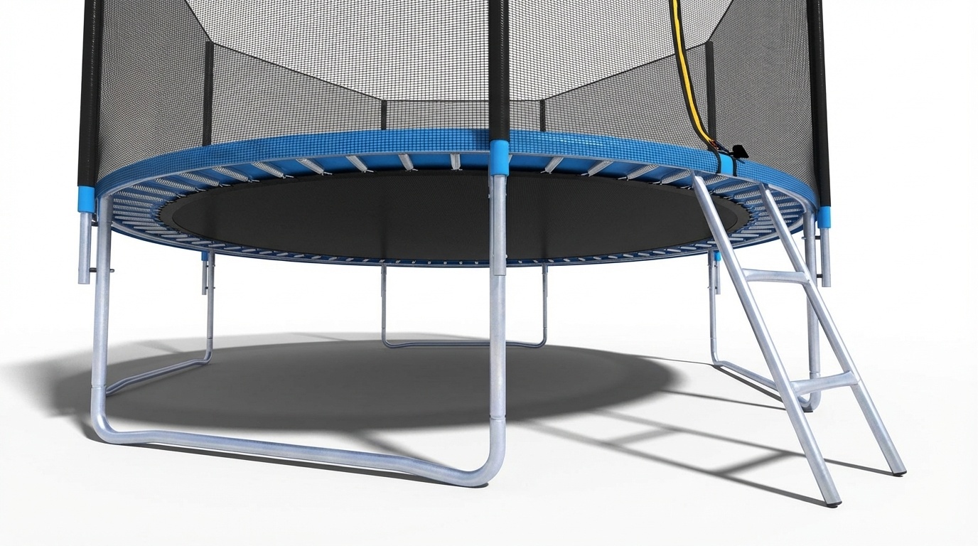 Trampoline - 404 cm - met net & ladder - tot 150 kg