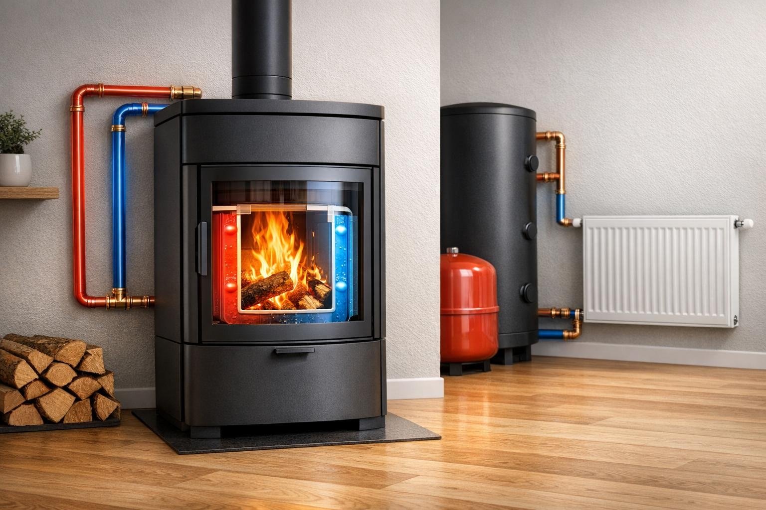 Houtkachel met watermantel: hoe werkt het en is het de moeite waard?