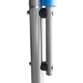 Trampoline rechthoekig - 300x230cm - met veiligheidsnet - blauw