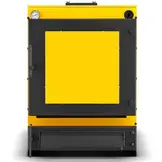 Biomassaketel - 40 kW - watermantel - hout en stro - geel