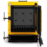 Biomassaketel - 40 kW - watermantel - hout en stro - geel