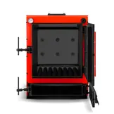 Biomassaketel - 65 kW - watermantel - hout en stro - rood