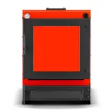 Biomassaketel - 100 kW - watermantel - hout en stro - rood