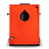 Biomassaketel - 100 kW - watermantel - hout en stro - rood