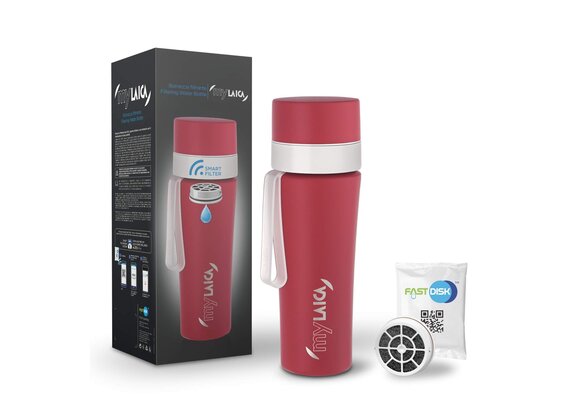 MyLAICA Stalen Filterfles - Onmiddellijke filtratie - 550ml