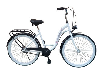 Fiets voor meisje - meisjesfiets 26 inch - zwart wit