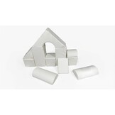 Foam blokken - soft play set - 11 stuks - wit