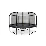 Trampoline - 244 cm - met net en ladder - tot 50 kg - zwart