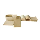 Foam speelset - 7-delig - met ballenbak en 100 ballen - beige