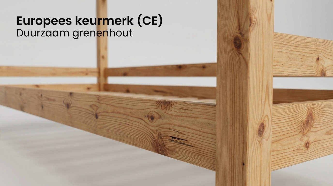 Huisbed 80x160 cm grenen kinderbed met lattenbodem