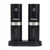 WEBBER Elektrische Peper- en Zoutmolen Set - USB Oplaadbaar & Morsvrij