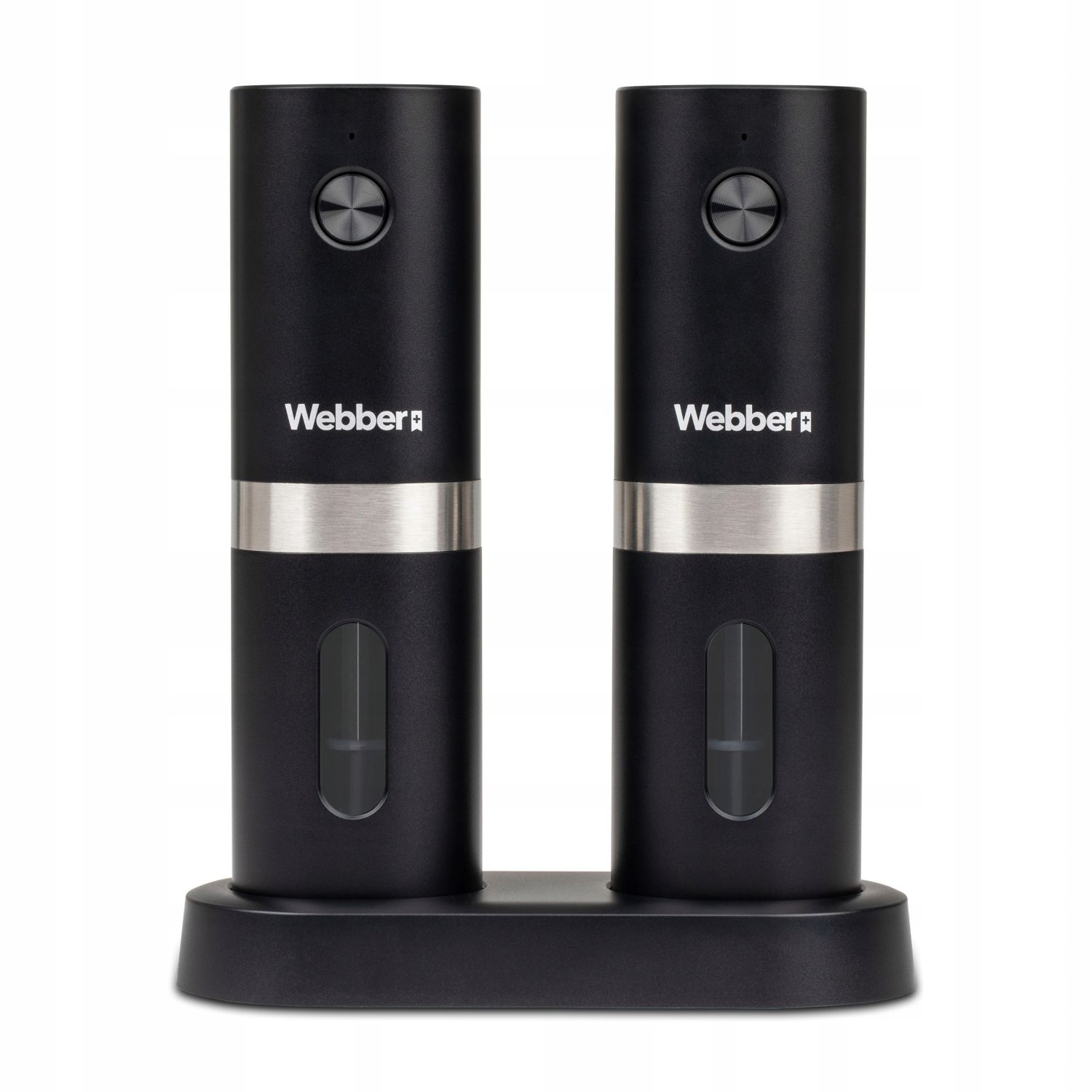 WEBBER Elektrische Peper- en Zoutmolen Set - USB Oplaadbaar & Morsvrij