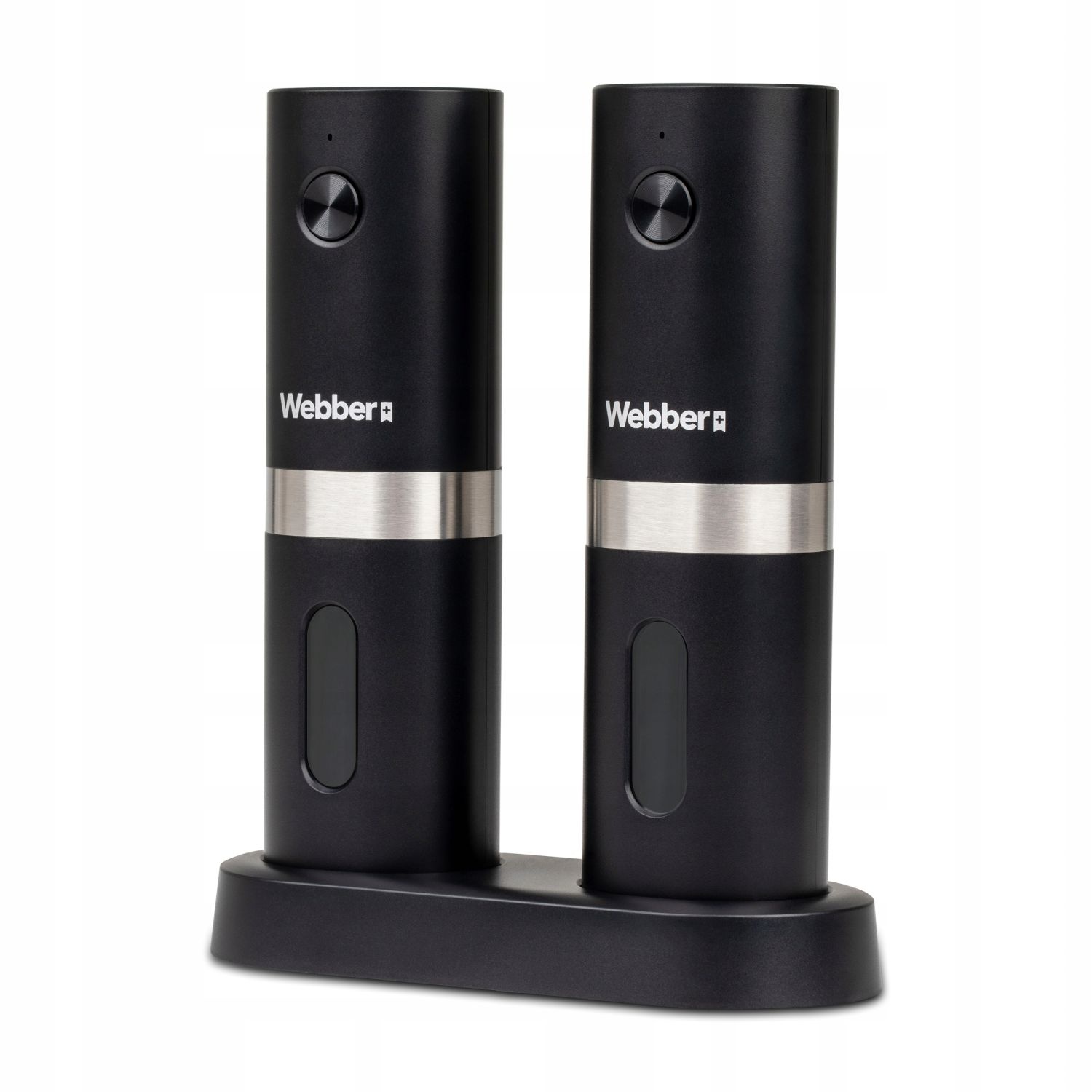 WEBBER Elektrische Peper- en Zoutmolen Set - USB Oplaadbaar & Morsvrij