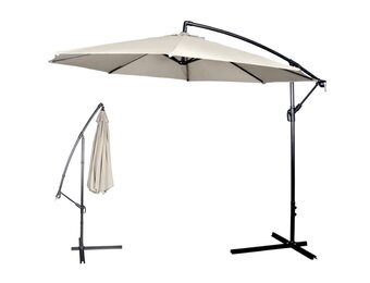 GARDENSELECT Tuinparasol SOLA - Grote 300cm parasol met kantelfunctie
