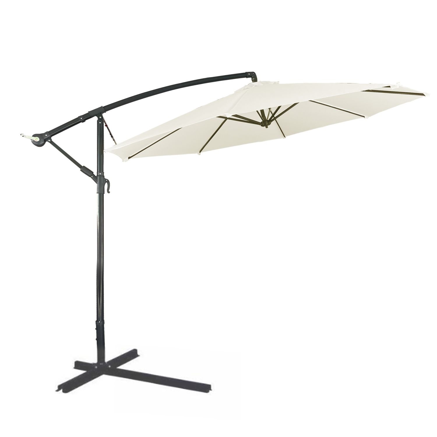 GARDENSELECT Tuinparasol SOLA - Grote 300cm parasol met kantelfunctie