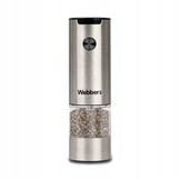 WEBBER Elektrische peper- of zoutmolen - Met antikruimelhouder